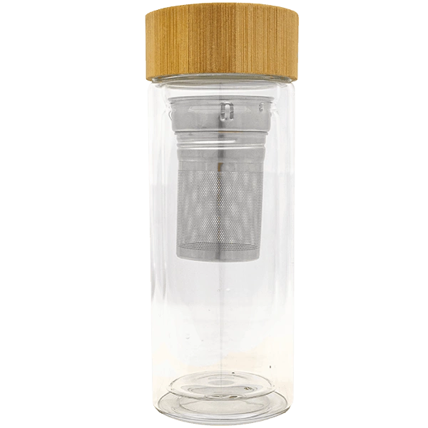 Скляний термос для чаю з фільтром