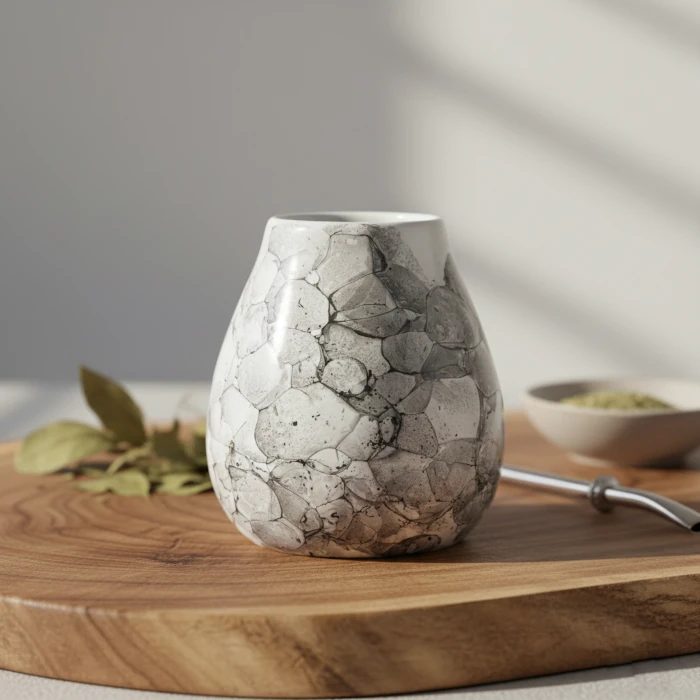 Керамічна чашка для мате з бомбільєю – естетичний і практичний посуд для йерба-мате