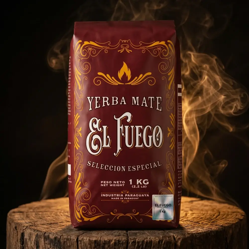 Новинка: El Fuego Elaborada 1 кг — найміцніша парагвайська єрба-мате в паперовій упаковці