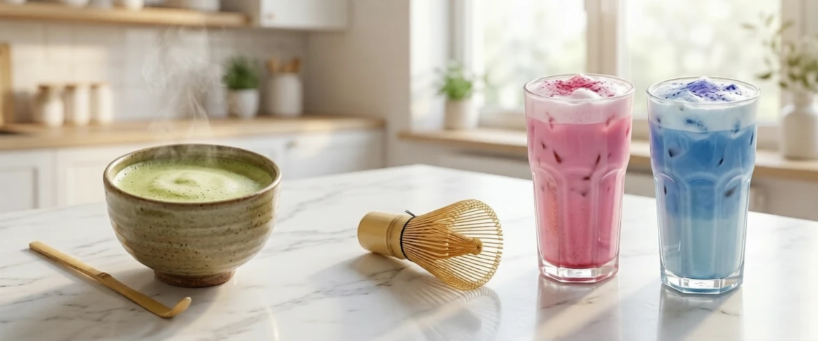 Традиційний зелений чай проти яскравого матча — чи містить матча кофеїн? Порівняння властивостей