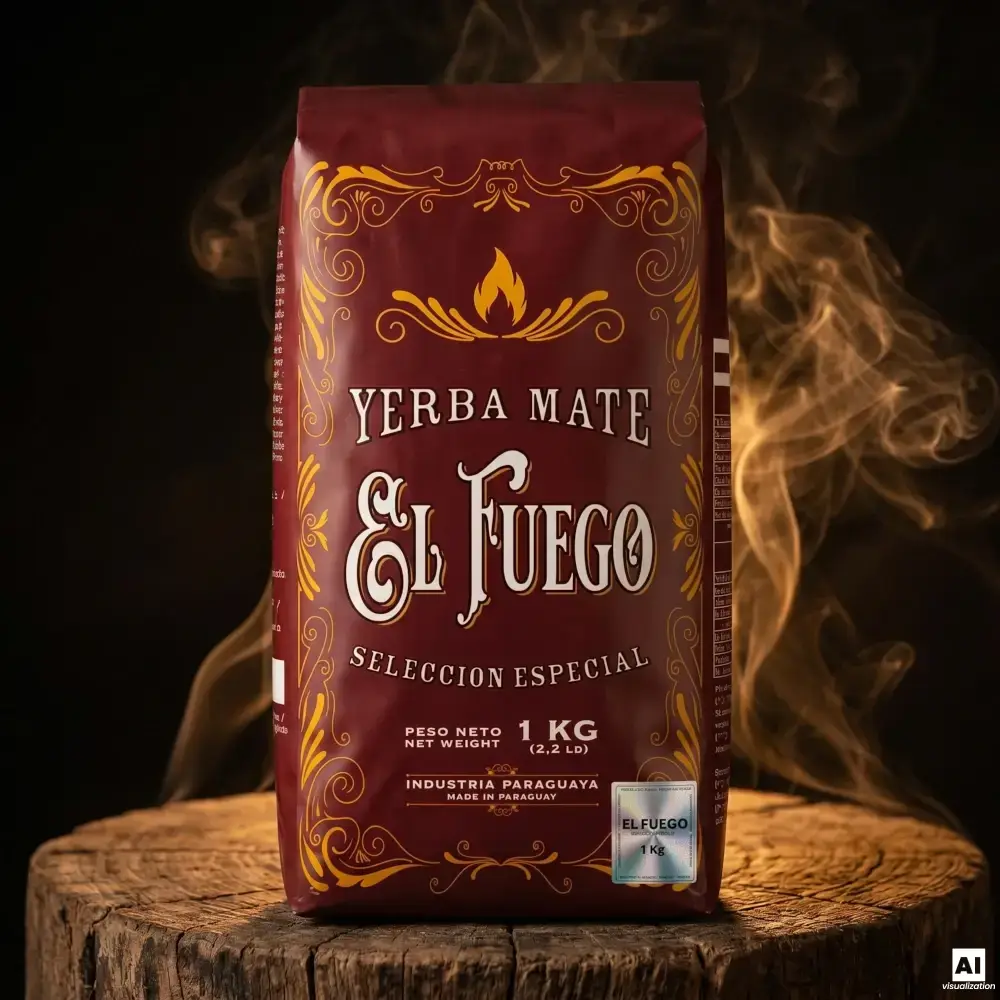 Найміцніша єрба-мате — El Fuego Elaborada, 1 кг.