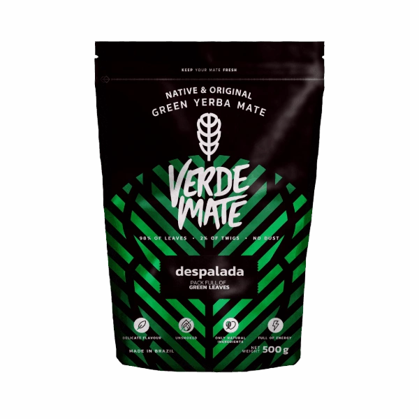 Зелена йерба-мате «Verde Mate Green Despalada» у пакеті типу «дойпак».