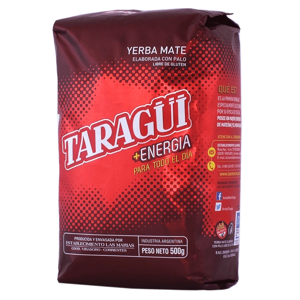 Класична єрба-мате для заряду енергії — Taragui Energia.