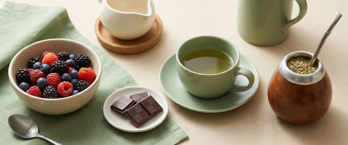 Поліфеноли та природні сапоніни в раціоні – мате та рослинні продукти