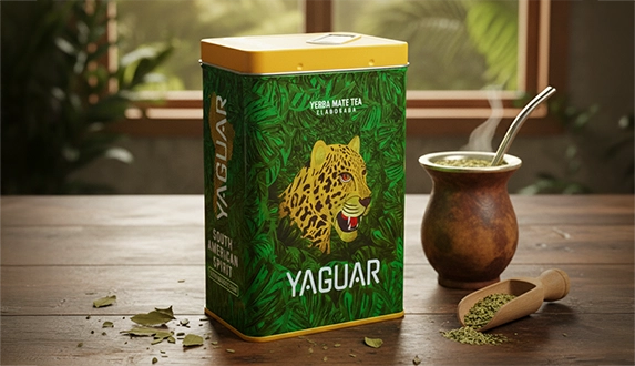 Yerba mate Yaguar - бразильська класика в сучасному виконанні