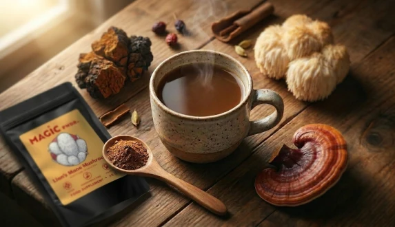 Як вибрати адаптогенну грибну добавку? Рейши, чага та левова грива на практиці