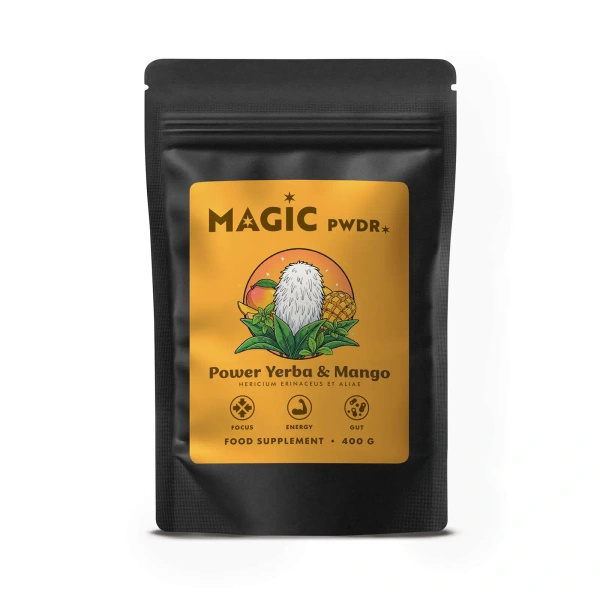 Magic Pwdr – Power Yerba & Mango – Focus & Gut Blend 400 г