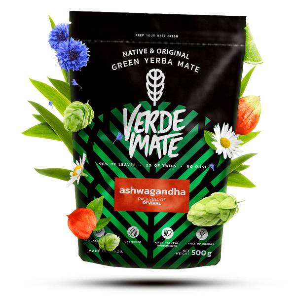 Набір Єрба Мате Verde Mate 500г 0,5кг Yerbomos XL + Калабаш + Бомбілла