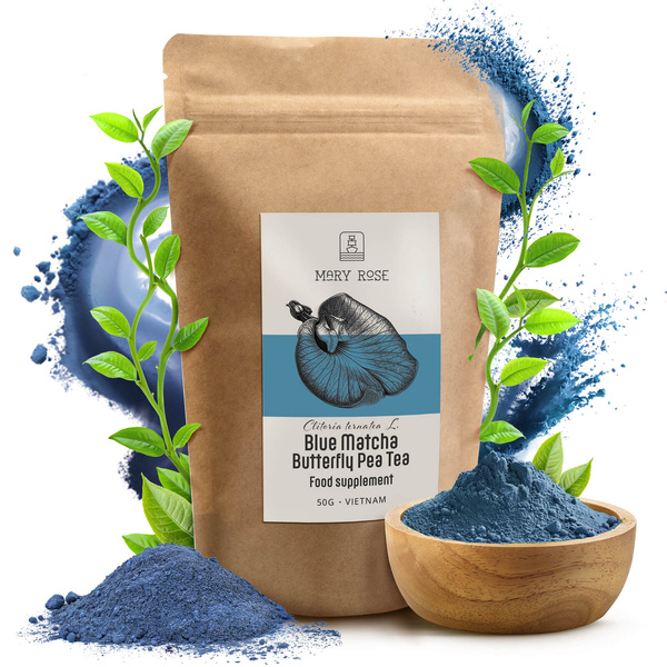 Mary Rose – Blue Matcha – Butterfly Pea Tea (порошок) 50 г