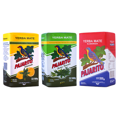 Pajarito Elaborada Con Palo + Saborizada + Hierbas Naturales 3 x 500 г