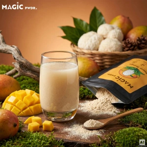 Magic Pwdr – Power Yerba & Mango – Focus & Gut Blend 400 г