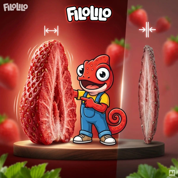 FiloLilo – Ліофілізована полуниця (скибочки) 20 г