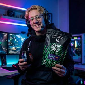 Набір Єрба Мате Verde Mate Game On 400г 0,4кг Калабаш + Бомбілла