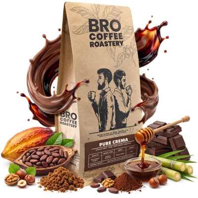 Кавові зерна Bro Coffee Roastery – Pure Crema 400 г