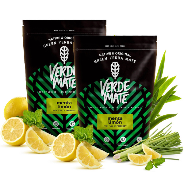 Yerba Verde Mate Green Menta Limon 1000г 1кг