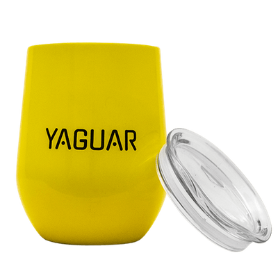 TermoLid – сталева посудина з кришкою  – Yaguar (жовта) – 350 мл