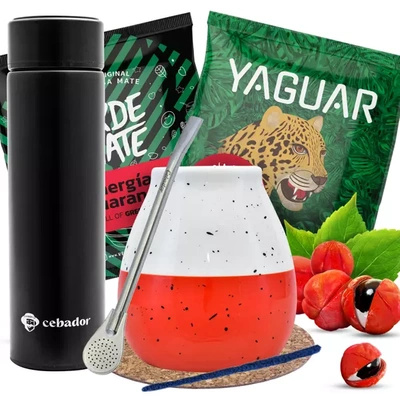 Стартовий набір Yerba Mate Термос Калабаш 2х50г