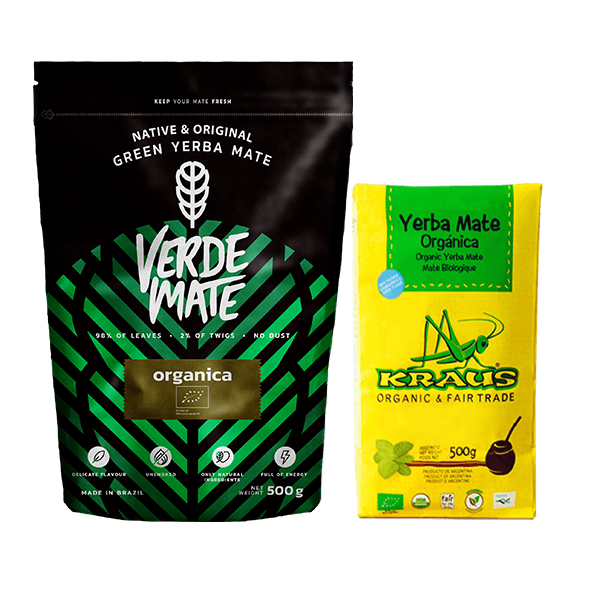 Verde Mate Green Organica 500 г + Kraus Organica 500 г
