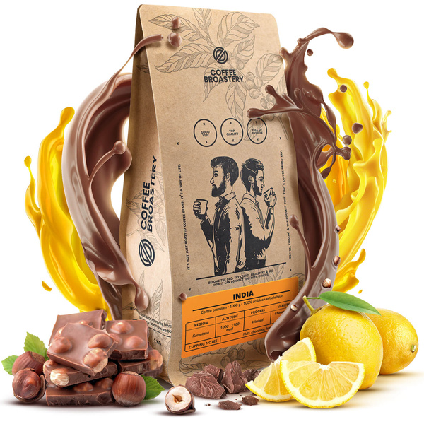 Кавові зерна Bro Coffee Roastery - India Karnataka Premium 1 кг