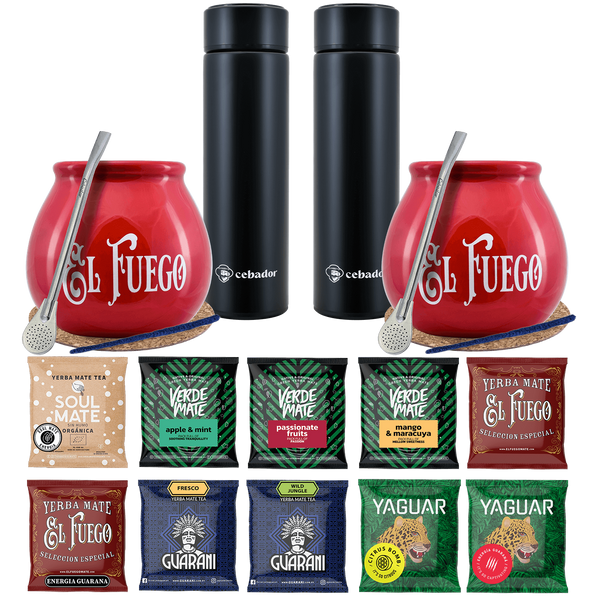 Набір термосів Yerba Mate Bombilla на двох 500г