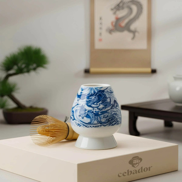 Церемоніальний набір для приготування чаю матча: японська органічна матча 30г + аксесуари