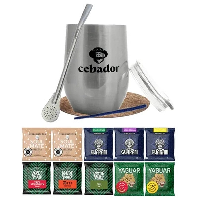 Yerba Mate 10x50g TermoLid Cebador set 500g