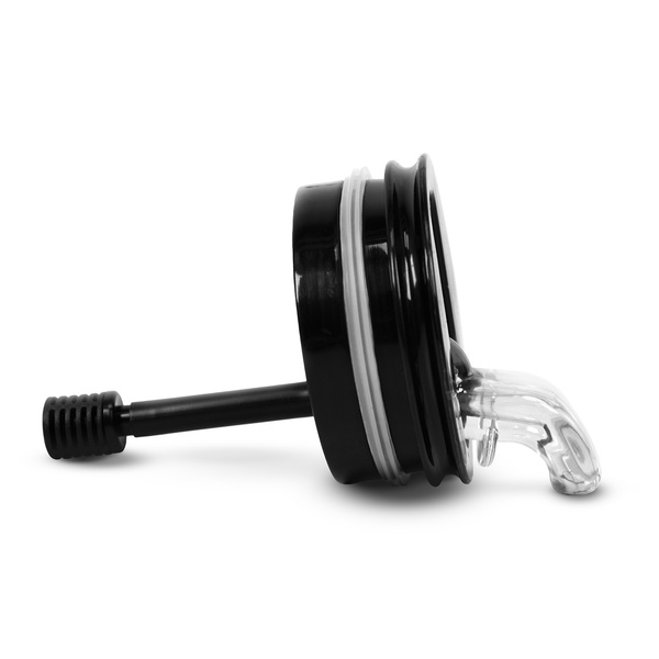 Yerbomos XL ALL IN ONE - 750 мл - Посудина, термос і бомбілья в одному флаконі (чорний)