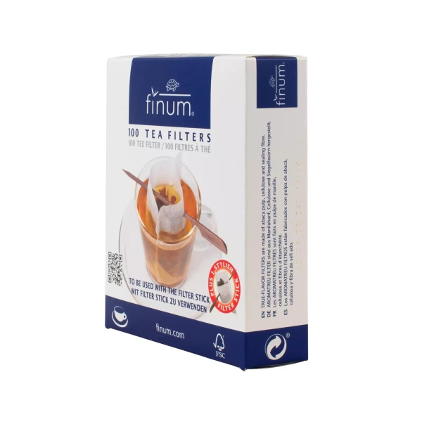 Паперові фільтри для чаю (100 шт.) з паличкою