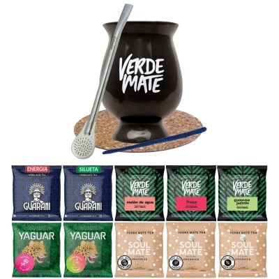 Стартовий набір Бомбілія Матеро + Yerba Verde Mate green