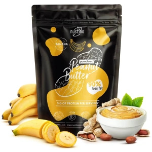 Набір арахісової пасти в порошку Nustino: Classic + Banana 2x400г