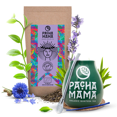 Набір аксесуарів Чай Гуаюса Pachamama 100г
