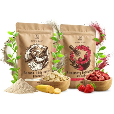 Набір кольорових матча: Red Matcha + White Matcha