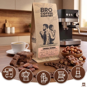 Кавові зерна Bro Coffee Roastery – Crema Rumba 1 кг