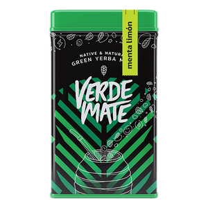 Yerbera – Металева банка + Verde Mate Green Menta Limón  0,5 кг
