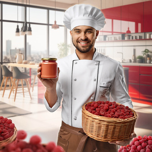 Набір арахісової пасти в порошку Nustino: Raspberry + Salted Caramel + Matcha 3x400г