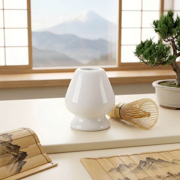 Kusenaoshi - Керамічна підставка для Chasen - Yuki