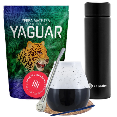 Набір Yerba Mate Yaguar Energia 500г + термос