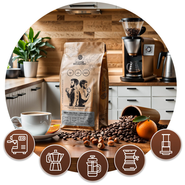 Кавові зерна Bro Coffee Roastery - Amico dall'Italia Espresso Roast 1 кг