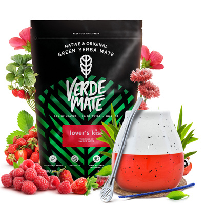 Набір Єрба Мате Verde Mate 400г 0,4кг Калабаш + Бомбілла