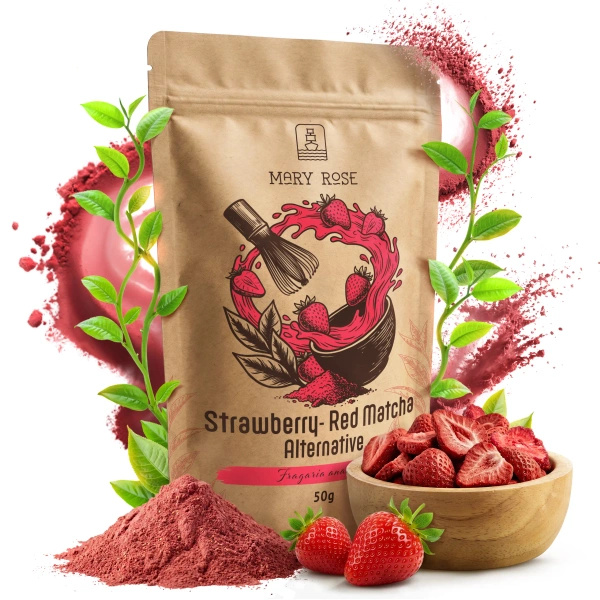 Mary Rose – Red Matcha Alternative – Полуниця (порошок) 50 г