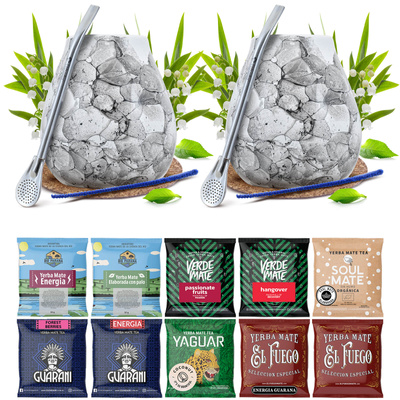 Набір Yerba Mate для двох Калабаш Bombilla