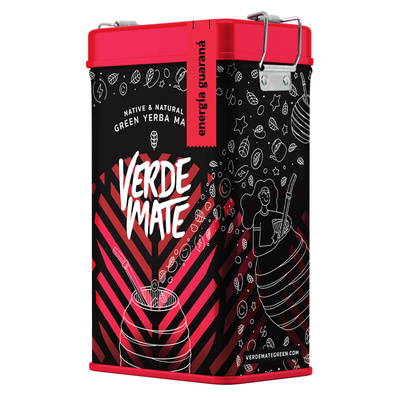 Yerbera – Металева банка + Verde Mate Green Energia Guarana  0,5 кг