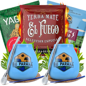 Набір Yerba Mate Energia для двох Калабаш Bombilla