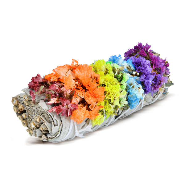 Подарунковий набір: Пало Санто 50 г + білий шавлія "Сім чакр"