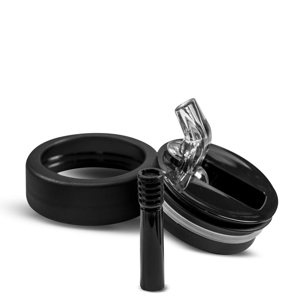 Yerbomos X ALL IN ONE - 450 мл - Посудина, термос і бомбілья в одному флаконі (чорний)