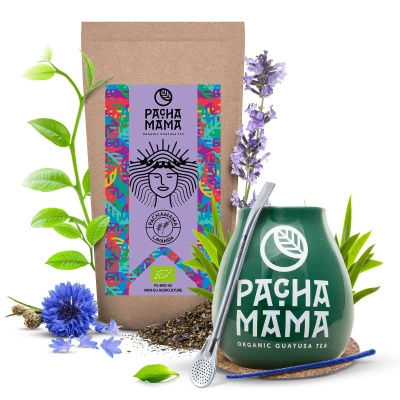 Набір аксесуарів Чай Гуаюса Pachamama 100г