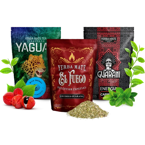 Yerba Mate 1,5 кг НАЙПОТУЖНІШІ КАТЕГОРІЇ 1500г
