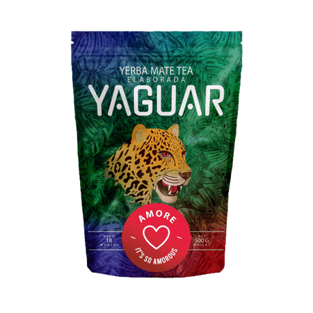 Yaguar Amore 500 г 0,5 кг - трав'яно-фруктовий yerba mate з Бразилії