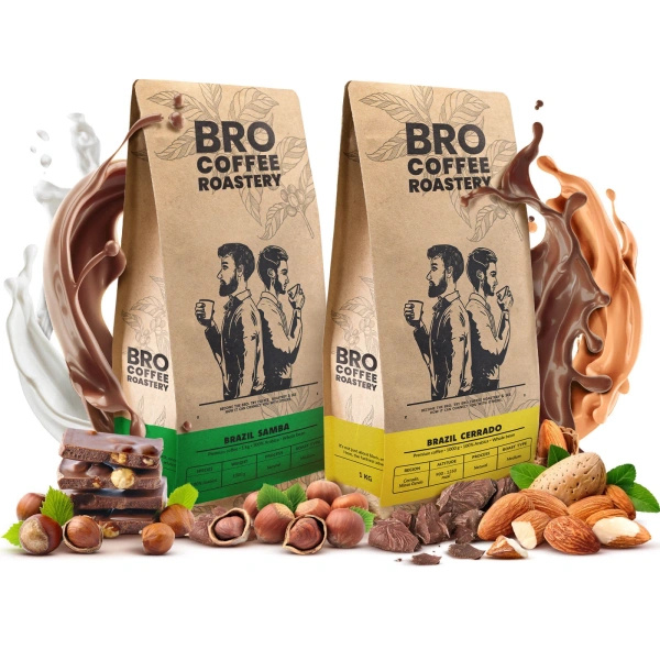Набір Bro Coffee Roastery Brazil Samba + Brazil Cerrado 2x1кг (2кг)