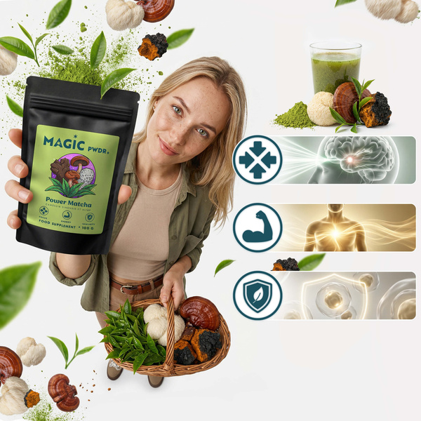 Magic Pwdr – Power Matcha – Energy & Focus Blend 100 г